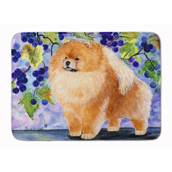 Carolines Treasures Pomeranian Machine Washable Memory Foam Mat SS8251RUG - main